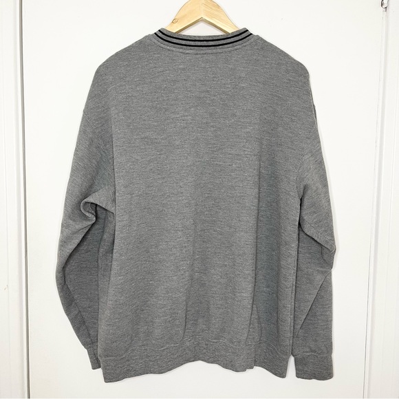Gray Vintage Golf Crew Neck Sweater - Picture 7 of 8